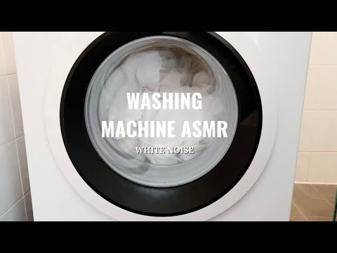 ASMR - relaxing visual washing machine sounds for sleep & focus | 1 hour white noise