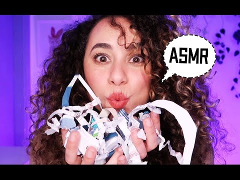 ASMR PICANDO PAPEL ATÉ VOCÊ DORMIR