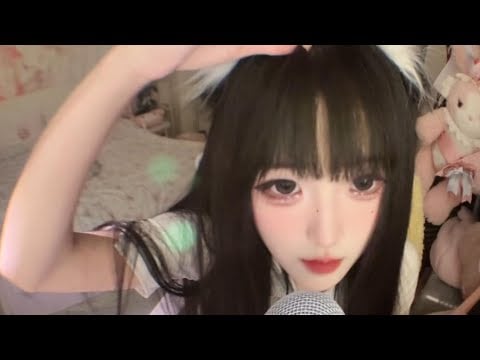 Adorable Girl Caressing Microphone | Soft ASMR for Stress Relief