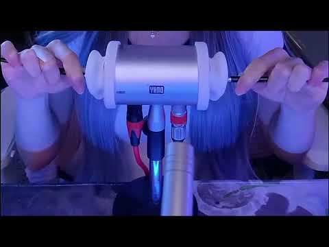 ASMR Ear Spa: Feather, Heartbeat Listening & Powder Puff Relaxation for Sleep / 3Hr (No Talking)