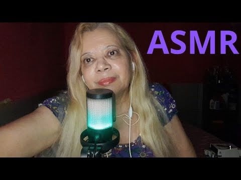 #ASMR # Mostrando meus objetos  que gosto de usar nos meus asmrs. 😴😴💤