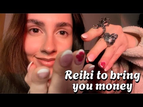 ASMR- Reiki to bring money your way asap💸✨ (tingly ring sounds and hand movements)