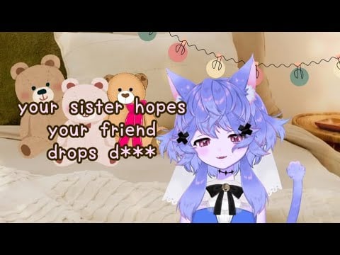 “ASMR” Roleplay: Your Sister Massages Your Sore Legs Poorly as an Excuse to Sleep on Your Bed