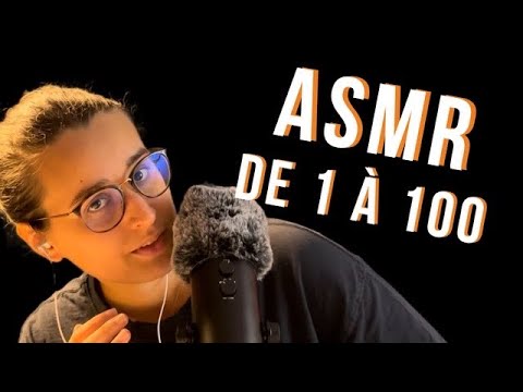 ASMR FR I JE COMPTE JUSQU’À 100 POUR T’ENDORMIR ! 😴