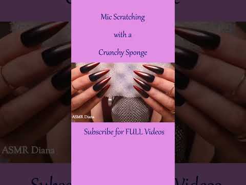 ASMR Sponge Scratching ❤️Crunchy & Tingly #shorts