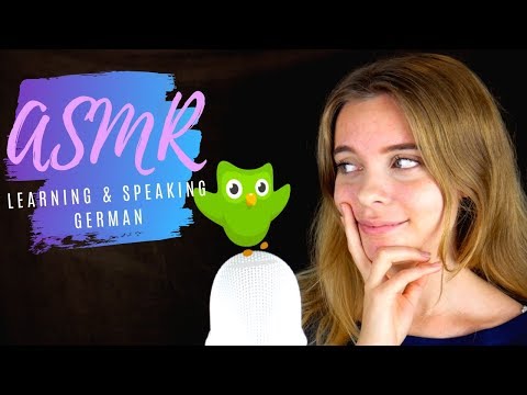 [ASMR] Learning German - On Duolingo