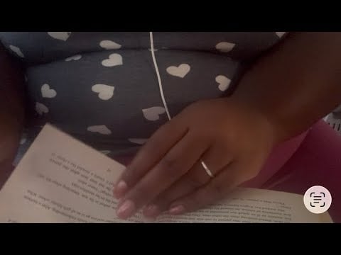 ASMR Book page turning + whispers,book tapping 