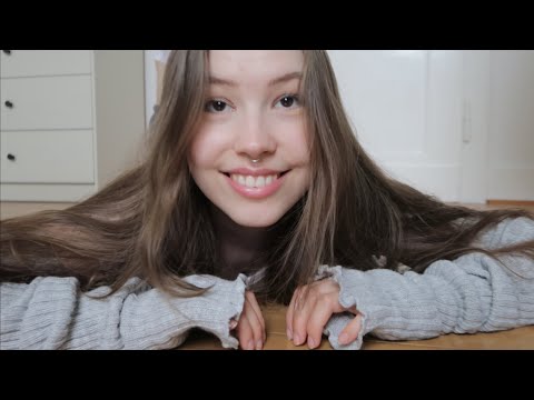 ASMR floor tapping & scratching ⭐️ (german/deutsch) | emily asmr