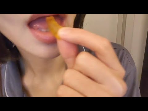 젤리이팅/초근접 입소리/tongue swirling asmr/jelly eating/mouth sound