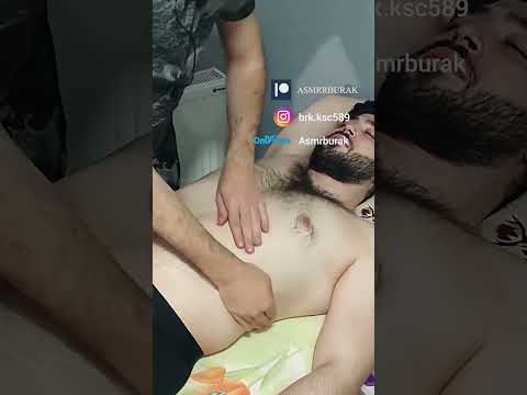 VERY RELAXING CHEST AND ABDOMINAL MASSAGE TURKISH THERAPY #massage #satisfying #relaxing #asmr