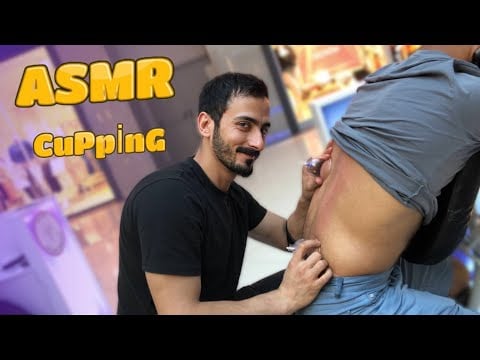 CUPPING  ASMR Cupping Therapy (asmr waist massage)