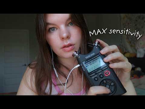 ASMR intense & unusual mouth sounds (up close Tascam mic)