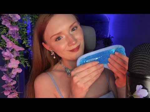 ASMR live😴Spit painting,X marks the Spot, Plucking, Inaudible whisper, Kisses 😘