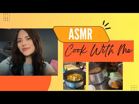 ASMR Cook Pot Roast With Me! 🍴👩🏻‍🍳✨(Clicky Whispered Voiceover)