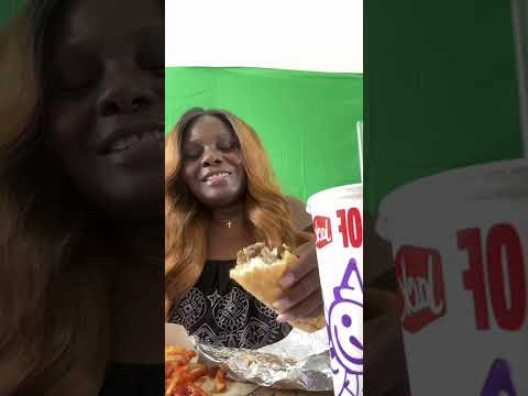 TikTok Live | Eating Jack In The Box Philly Cheese Steak And Fries