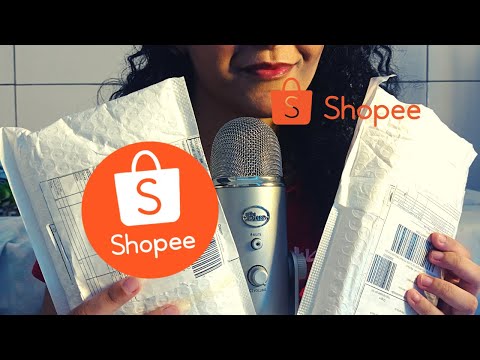 ASMR- Comprinhas aleatórias da shopee