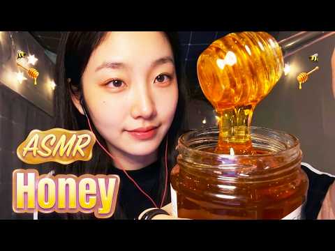 🎧💤 KC Sleep Aid ASMR | Take honey with a glass spoon🍯funny and good sleep🌙💤 #acmp #asmr