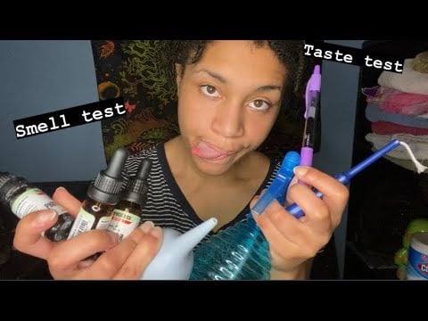 ASMR - Smell Test, Taste Test, Lens Licking (Jezelle)