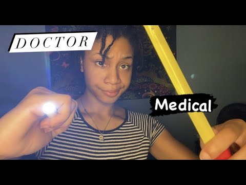 ASMR - Quick Reflex Doctor Check (Lucia)