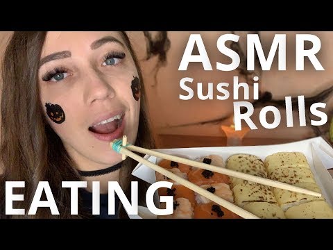 АСМР ИТИНГ СУШИ  🍣 РОЛЛЫ (EATING SOUNDS) ASMR 🍣 SUSHI 🥢 ROLLS  Mukbang 먹방