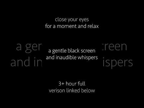 inaudible whispers & soft white noise (3 hour version linked below) #asmr #sleepaid