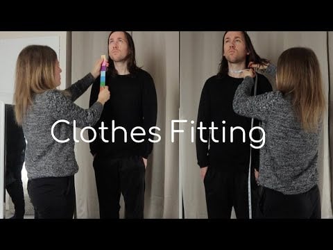 Clothes Fitting & Color Finder with a Personal Shopper - Real Person ASMR