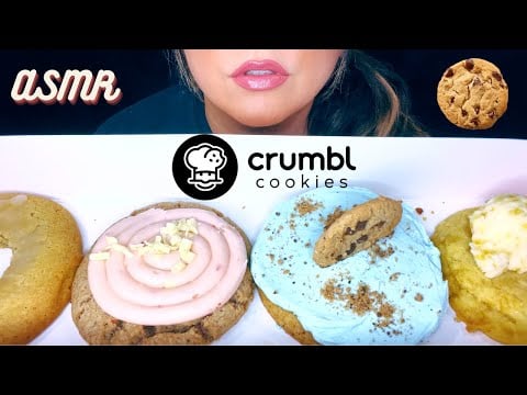 ASMR CRUMBL COOKIES MUKBANG | soft chewy EATING SOUNDS