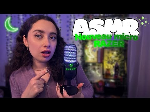 🌙 ASMR FRANÇAIS : ON TESTE UN NOUVEAU MICRO SPÉCIAL CHUCHOTEMENTS INTENSES ! 🎙️