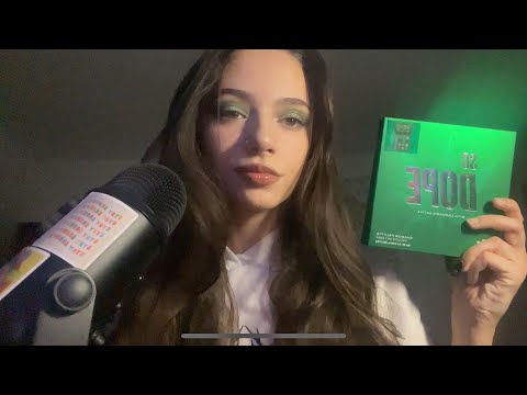 grwm ASMR ~ trying a new eyeshadow pallete while rambling (tinder story)