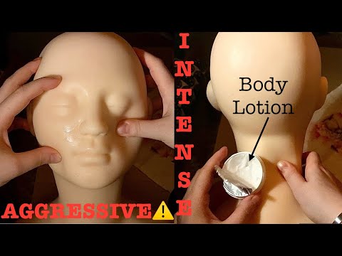 ASMR|⚠️AGGRESSIVE INTENSE MASSAGE W/ BODY LOTION. SOFT SPOKEN ENGLISH/ITALIAN🇺🇸 🇮🇹SOFT MANNEQUIN