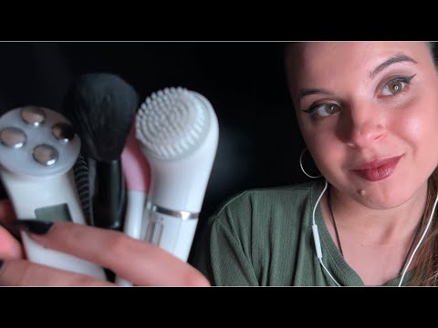 ¿Me dejas que toque tu CARITA? ASMR Facial con Mouth Sounds y Visual