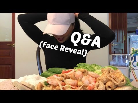 Q&A Thai Food Mukbang (THANK YOU FOR 50K) | SAS-ASMR