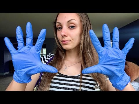 ASMR Cranial Nerve Exam! 🧠 (Glove Sounds)