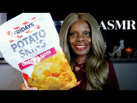 I Finally Got Stretch Good | Fridays Potato Skins ASMR Eating Sounds