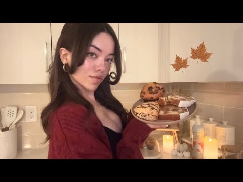 ASMR Cozy Autumn Cafe 🍂☕️ *soft spoken*