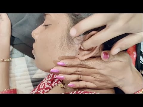 Asmr: Stress relief Ear massage can help relieve stress and anxiety #asmr  #earmassage