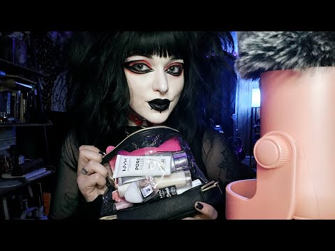 ASMR What's in my Travel Makeup Bag?