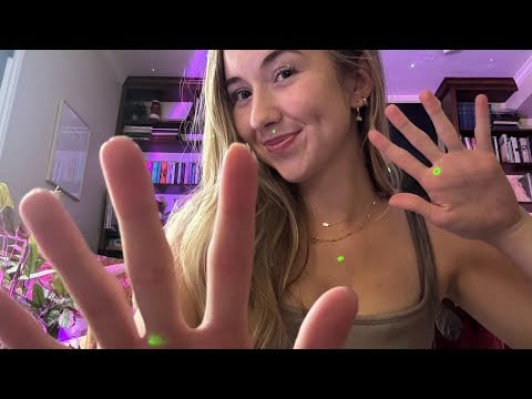 ASMR | ✨Hypnotic✨Hand Movements for Deep Sleep | Hand & Mouth Sounds