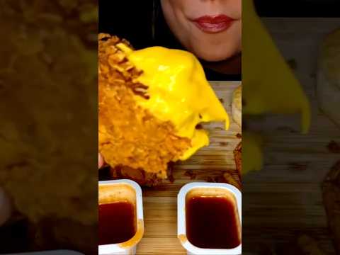 POPEYES FRIED CHICKEN #asmr #chicken #food #mukbang