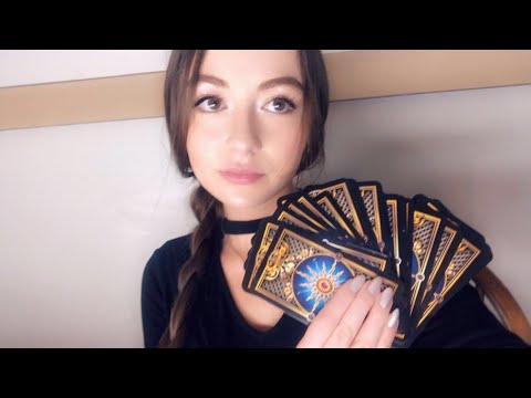 ASMR witch reads your tarot cards ROLEPLAY (Tapping, whispering, personal attention)