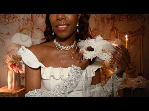 ASMR Seamstress Measures You for the Secret Royal Ball in Paris (Mask & Dress Fitting)