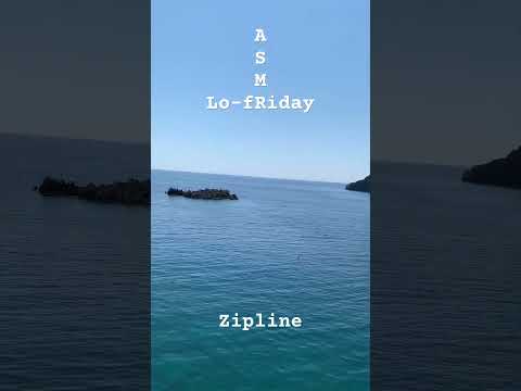 Lo-fRiday ASMR 🌙 Zipline #asmr #lofiasmr #publicasmr #vacation #holiday #seaside #relax