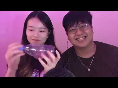 ASMR boyfriend does random triggers