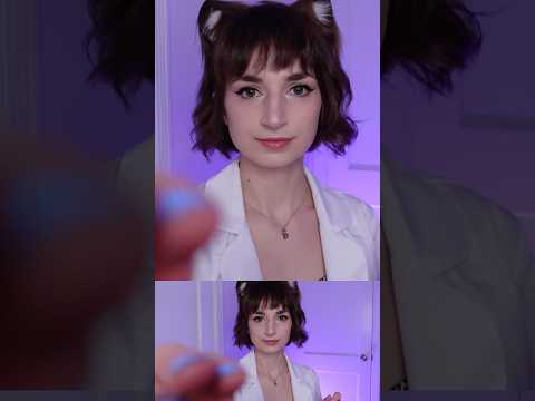 Catgirl doctor sharp & dull test 🐱#ASMR #cranialnerveexam #softspoken #asmrroleplay