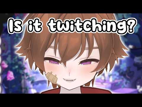 Does he make it twitch?...