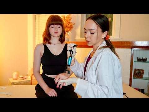ASMR Joint  & Back Exam |Full Body Medical Role Play |Mobility Tests, Chiropractic Treatment Tingles