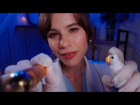 ASMR Exame Físico no Rosto ✨ Atenção Total para Você Dormir Rápido 💤
