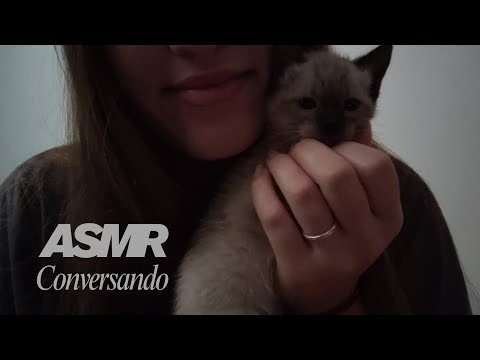 ASMR explicando o meu sumiço ;) (sons de boca, tapping, etc) 