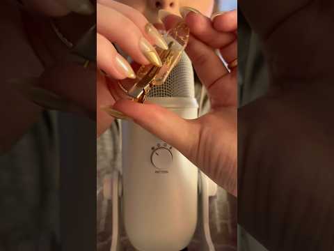 Let me clip your hair back🦋 #asmr #relax