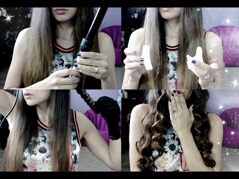 ASMR Hair Curling